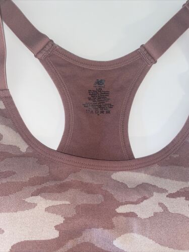 NEW BALANCE Women's Sports Bra ~MEDIUM IMPACT~Style 116718~DARK OXIDE~ALL SIZES