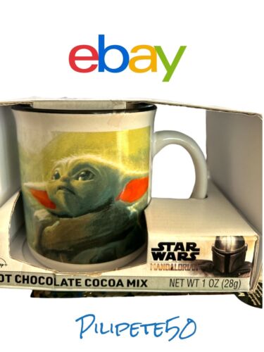 Star Wars the Mandalorian Baby Yoda Hot Chocolate Cocoa Coffee Mug 10 oz New