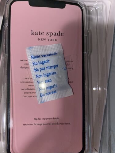 Kate Spade Phone Case for iPhone 11 Pro Max Reverse Hollyhock Floral W/Gemstones