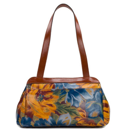 Patricia Nash Marigold Harvest Waverley Leather Shoulder Purse Handbag UNIQUE!!