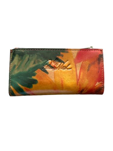 Patricia Nash~Nazari~ Multicolor Floral~ P874252~Leather Wallet- Beautiful!! NEW