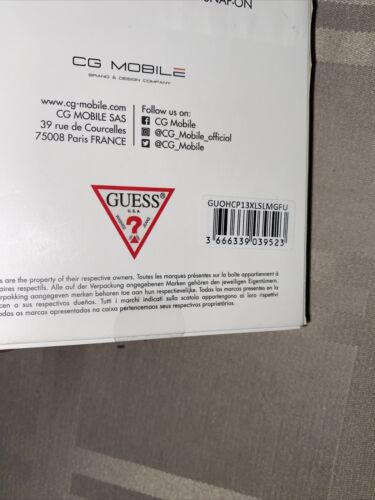 Guess Slim Profile ~ Protective Case iPhone 13 ProMax~Fushia REAR FIND!