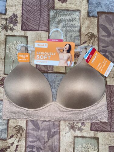 Warner's Women's Cloud 9 Wire-free with Inner Supportive Lift Bra ￼34C NEW