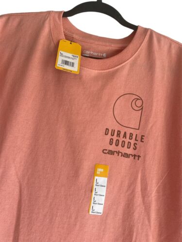 Carhartt Loose Fit Heavyweight Short Sleeve Durable Goods Graphic Tshirt Large