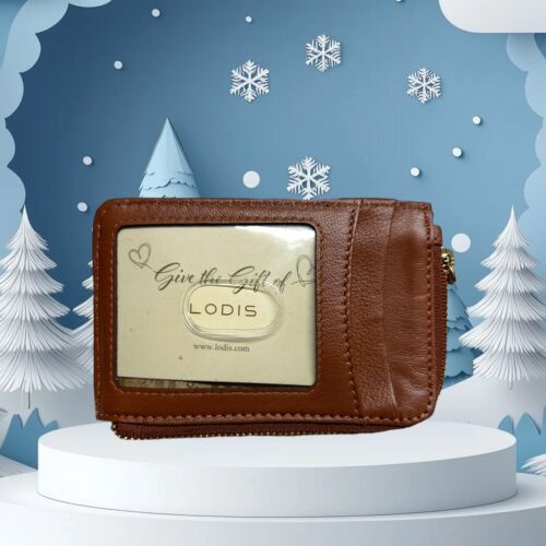 Lodis Wallet  Brown Catalina RFID Protection Genuine Leather