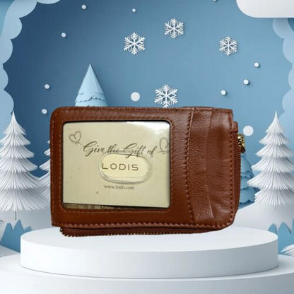 Lodis Wallet  Brown Catalina RFID Protection Genuine Leather