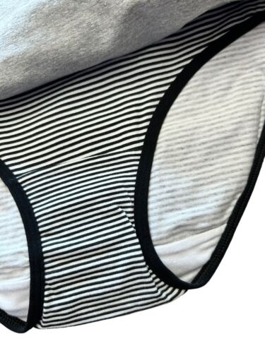 LAURA ASHLEY Intimates Cotton-Spandex Brief Panties~Size S~5 pair Style LS9221