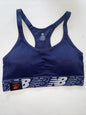 New Balance Medium Impact Sports Bra~Style R000542 Sz XL~PIGMENT BLUE~REAR FIND