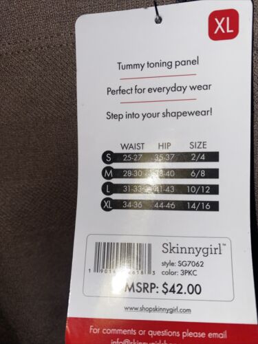 Skinnygirl Shaping Seamless Briefs Size XL~ 3  pair Style SG7062 New~ EXCELLENT!