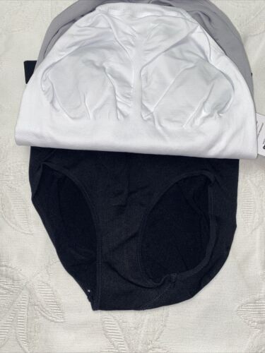 Skinnygirl Shaping Seamless Briefs Multicolor~Size LARGE 3 pair SG7629 GREAT FIT
