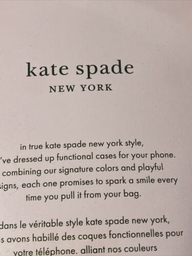 Kate Spade New York Protective Case iPhone 12 & 12 Pro Floral Clear Rhinestone