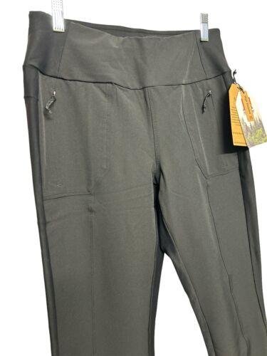 Avalanche Women's Pants~BLACK~High Waisted~Zip Pocket~4 Way Stretch~CA718R~Sz XL