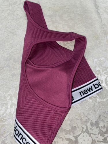 New Balance Medium Impact Sports Bra Deep Jewel/Black Style 111152  Size XL NEW