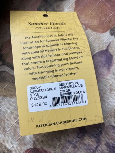 PATRICIA NASH Mini Cross-Body Bag MARINELLA Convertible Wristlet Sunmer Florals