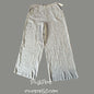 Cable & Gauge Studio Ladies Striped Linen-Blend Wide-Leg Pants Large Boho 🏖️