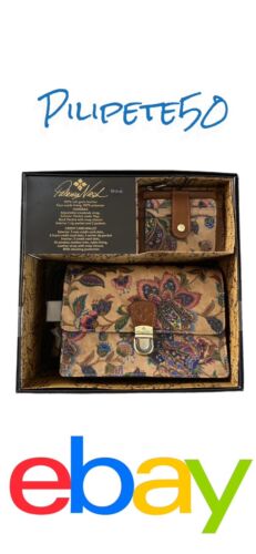 Patricia Nash XBDY Handbag & Credit Card Wallet French Tapestry~Gift Box Set!!!