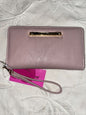 Betsey Johnson Zip Around Wallet/Wristlet Rose-Blush MBJ1900X CUTE  NWT