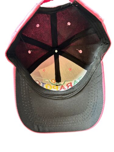 TARAPOTO~Peruvian Amazon Side~Hat Cap Pink Embroidered Multicolor Strap Back NEW