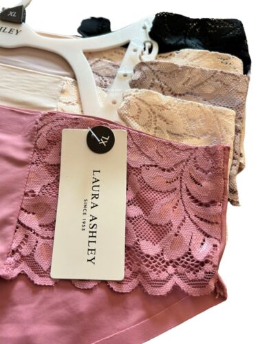 Laura Ashley LACE Hipster Panties XL~ 5Pk SEXY Multicolor~ Style LA9527~NO SHOW