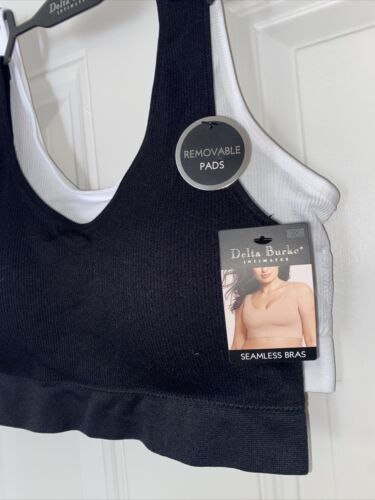 DELTA BURKE~2 Pack SEAMLESS BRAS~ INTIMATE~ALL SIZES~COMFORTABLE~ GREAT FIT!