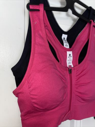 90 Degree By Reflex High Performance~Full Support Sport  Bra Set-Two S~MSRP$58