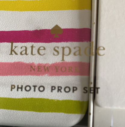 New Kate Spade Baby Girl Photo Prop Set With Brag Book Brand New MSRP $28.00