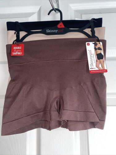 Skinnygirl Shaping Seamless Slip Shorts Size MEDIUM 3  pair Style SG7090￼￼ New