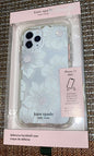KATE SPADE PHONE CASE iPhone 11 PRO HOLLYHOCK FLOWERS WITH RHINESTONES BEAUTIFUL
