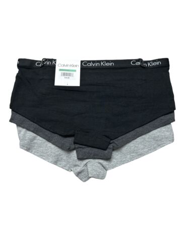 CALVIN KLEIN Women's 3 Pack Boyshort Underwear Panties Sz L~ QP2351X-062  CUTE!￼