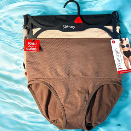 Skinnygirl Double Shaping Seamless Briefs Size SMALL 3  pair Style SG7058￼￼ New