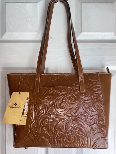 Patricia Nash Varsi Tote style P65307~Florence~Design Antique Metal Hardware NEW