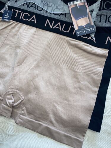 NAUTICA INTIMATES NT4027 - 3 PACK  SUPER SOFT BOYLEGS SEAMLESS  SHORTS GREAT FIT