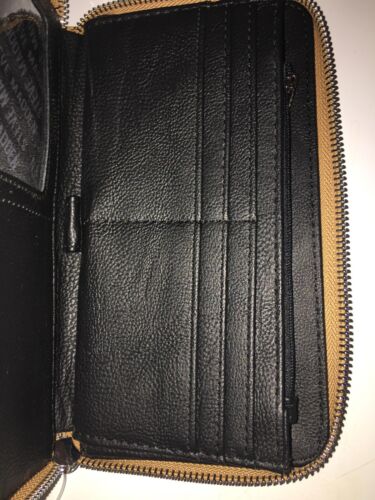 STEVE MADDEN WALLET WRISTLET CAMEL (TAN) SMOOTH TEXTURED