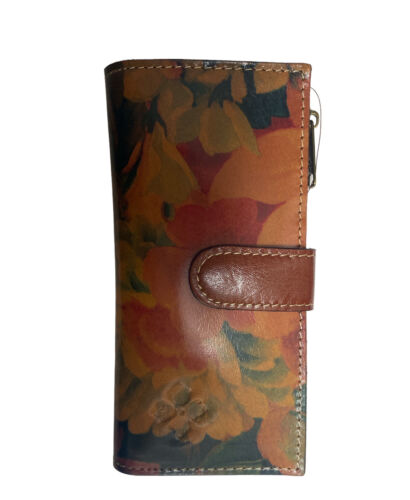 Patricia Nash~Nazari~ Multicolor Floral~ P874210~Leather Wallet- Beautiful!! NEW