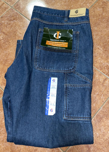 WORK  PANTS “INSULATED GEAR”DUNGAREE SIZE 42 X 32  NEW