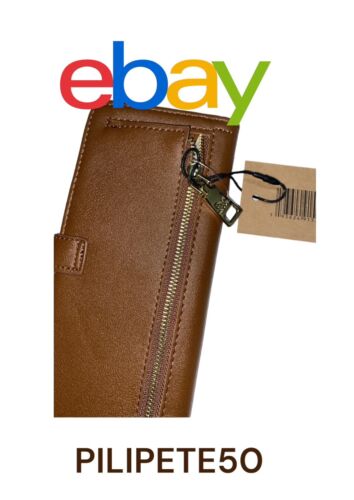 STEVE MADDEN Woman's Wallet Bifold BALLEN-G Soft Textured Brown BEAUTIFUL !!!