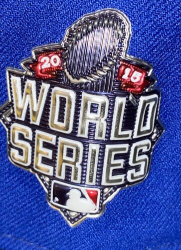 New York Mets 2015 World Series Offical  On-Field Cap Size 6 7/8  Fitted Hat.