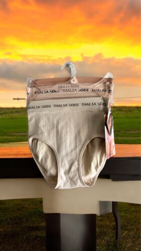 Thalia Sodi Shaping Tummy Control Rear Lift Briefs~3 Pair~Style ❤Size SMALL
