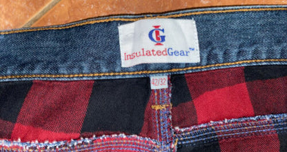WORK  PANTS “INSULATED GEAR”DUNGAREE SIZE 42 X 32  NEW