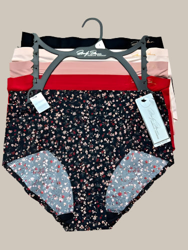 MARILYN MONROE~ 5 Pack FIT BRIEFS NO SHOW~MM9549~MULTICOLOR~ALL SIZES~GREAT FIT!