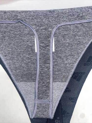 Adidas Women's 3-PK Blend Spandex THONG Underwear 4A2H96 (Size L)  MSRP $36