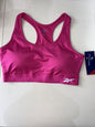 Reebok Sport Seamless Medium Support Beetroot Bra  LARGE Retail $40 NEW CUTE!!