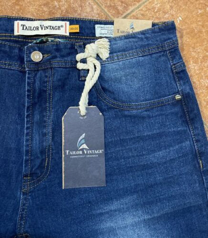 TAILOR VINTAGE JEANS “NAVAL“ CANAAN SLIM STRETCH FIT ABSOLUTE COMFORT MSRP $88