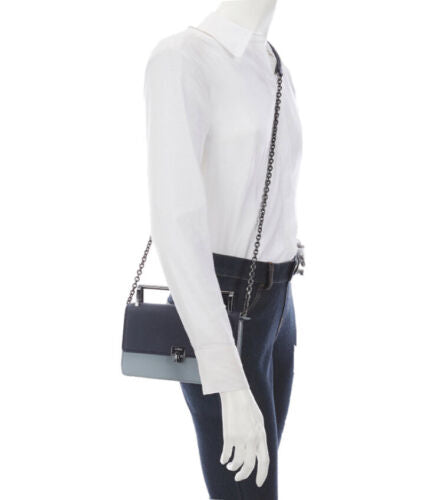 Botkier NEW YORK Lennox Small Cross Body Bag, Ink Blue Combo Retails $198 CLASSY