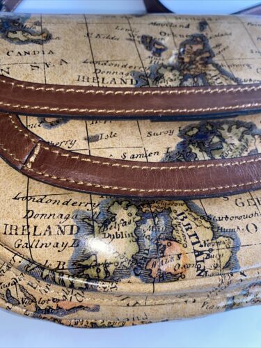 Patricia Nash Handbag ~ Ryton Leather XBDY P949414~European Map-NWT~REAR FIND!!!