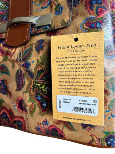 Patricia Nash~Larone~French Tapestry ~Shoulder Bag~Multicolor~P798293~MSRP $269