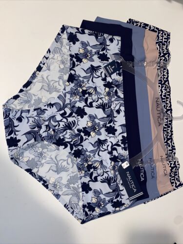 NÁUTICA ~ Women's NT9509~ Laser Briefs Panties Hipsters 5-Pair ~ XL  ~UNIQUE