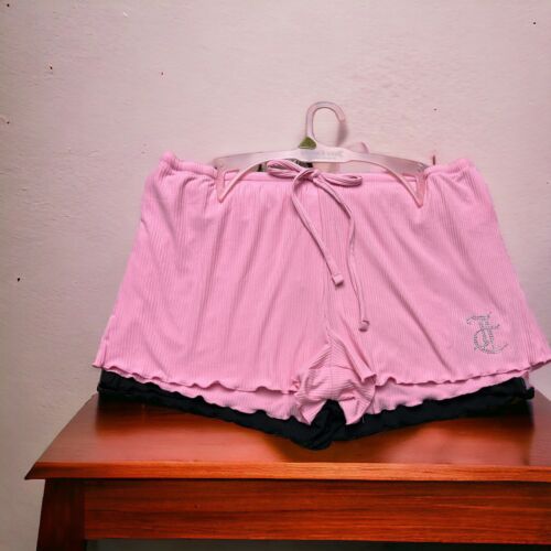 JUICY COUTURE MULTICOLOR~ RHINSTONES LOGO~JC1710~SLEEP SHORTS ALL SIZES~UNIQUE!