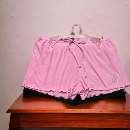 JUICY COUTURE MULTICOLOR~ RHINSTONES LOGO~JC1710~SLEEP SHORTS ALL SIZES~UNIQUE!