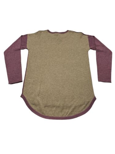 Smartwool Shadow Pine Colorblock Sweater Purple Heather Women Sze SMALL Top~NWT